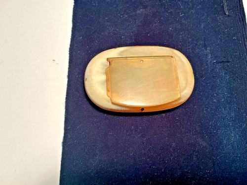 Antique horn snuff box - antique,