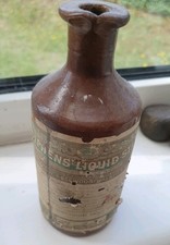 Vintage Stoneware Stain bottle