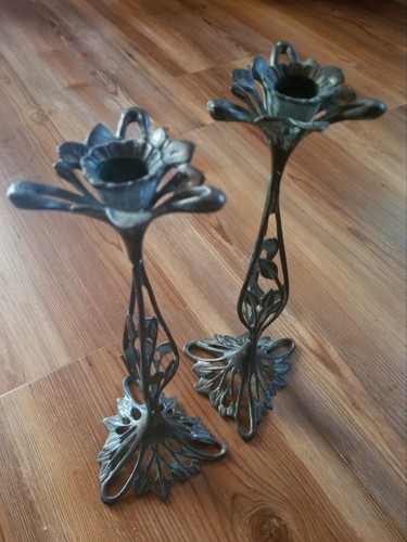 Vintage brass art nouveau - vintage,
