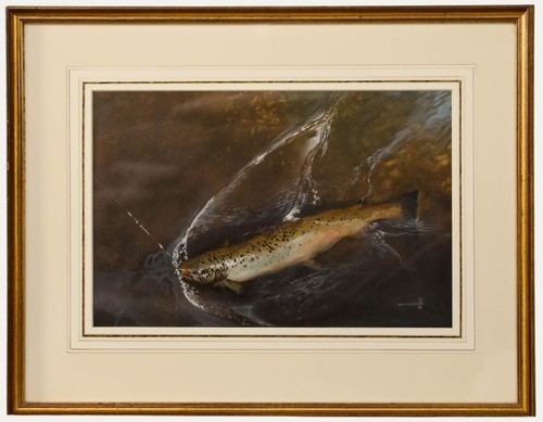 Framed 1984 oil - 1984,