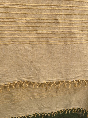 Yellow striped texture cotton - yellow,