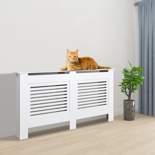 Mondeer white radiator cover - white,