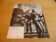 KENT GUITARS 1960'S FULL PAGE ADVERT SIZE : 20CM/28CM