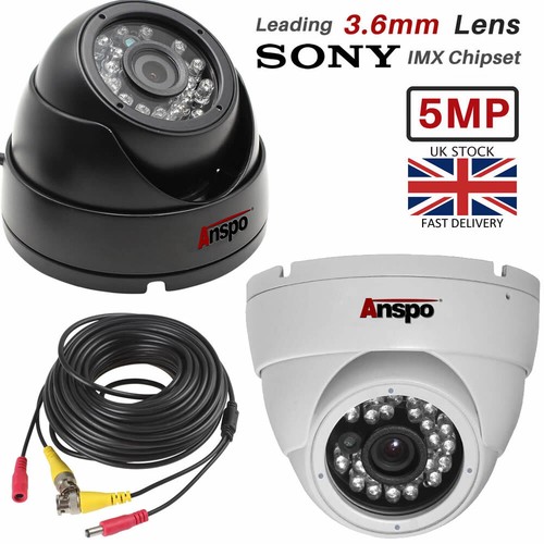 Anspo 5mp dome cctv - dome, bnc