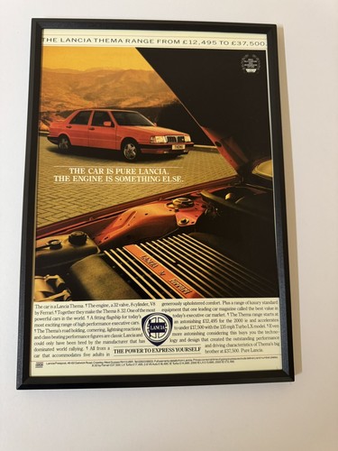 New framed print lancia - framed,