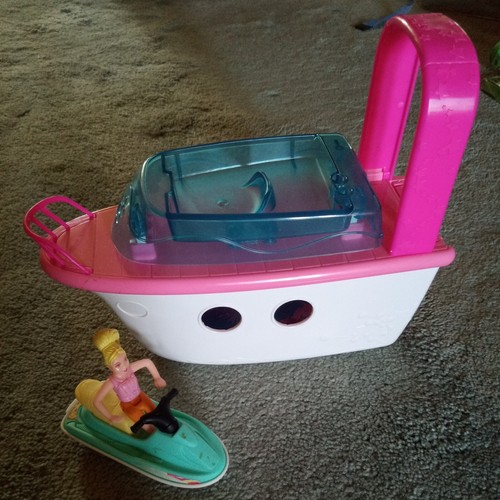 Polly pocket boat yacht - polly, set