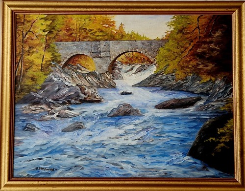 Signed mcdonald oil - a., on