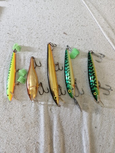 Rapala lures used - 5,