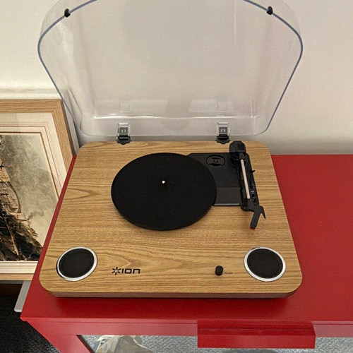 Ion wood effect record player - ion,