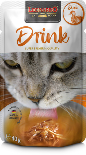 Leonardo cat drink duck 40g - drink,, x