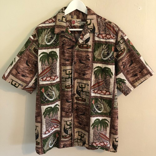 Vtg hilo hattie - hawaiian, shirt