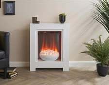 Adam Monet White Electric Fire