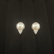 Judith Ripka Earrings Pearl
