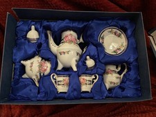 Miniature Porcelain Tea Set -