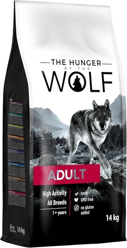Dry dog food with chicken - dry,