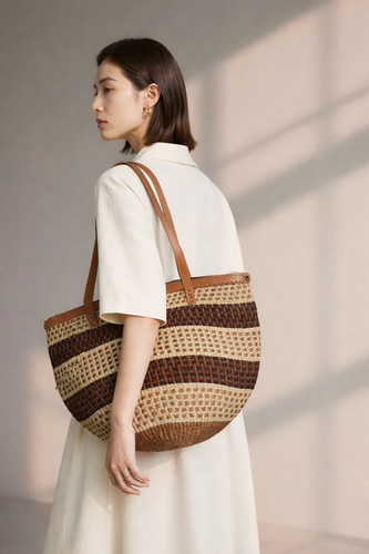 African vintage bucket bag - vintage,