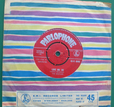 BEATLES 'Love Me Do' 1962 Red PARLOPHONE 45-R 4949 - 1N (Ringo on drums)  -  VG