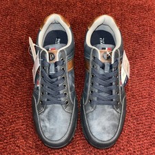 PAVERS.Wide Fit.New/Tag.Blue Multi lace sturdy flat shoes.UK 8/42.RRP £54.99 