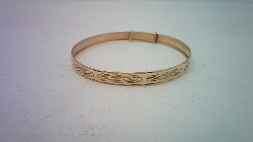 Gold patterned adjustable - gold,