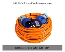ORANGE CARAVAN HOOK UP CABLE