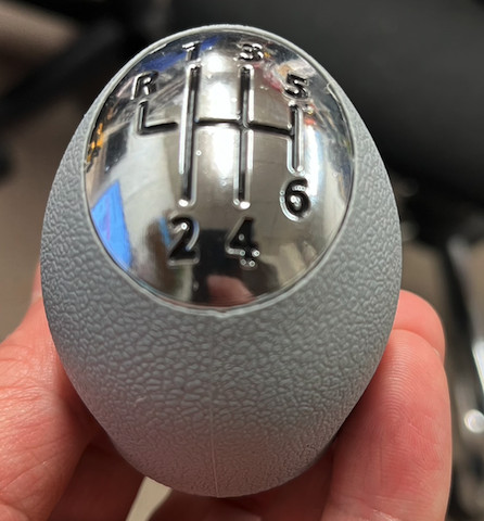 Gear shift knob speed grey - speed,