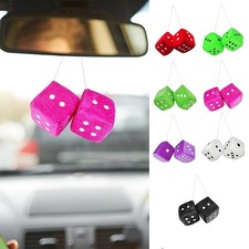 Soft Plush Dice Set Pendant