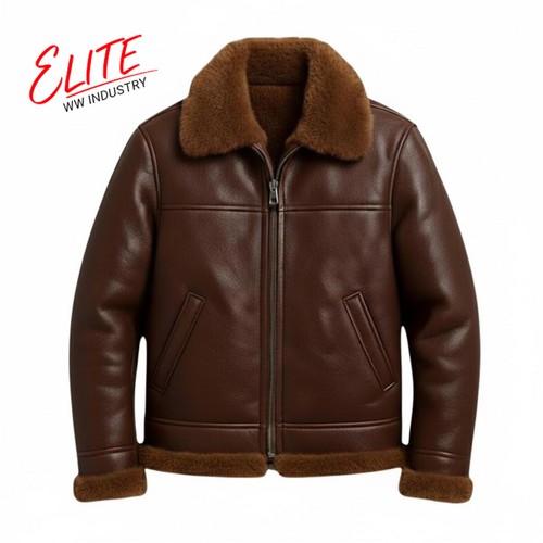 Mens brown real leather - real,