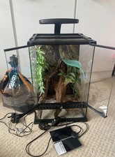 Exo Terra Vivarium, Accessories, 30 x 30 x 45cm, Tall, Glass, Heat + Night Lamp