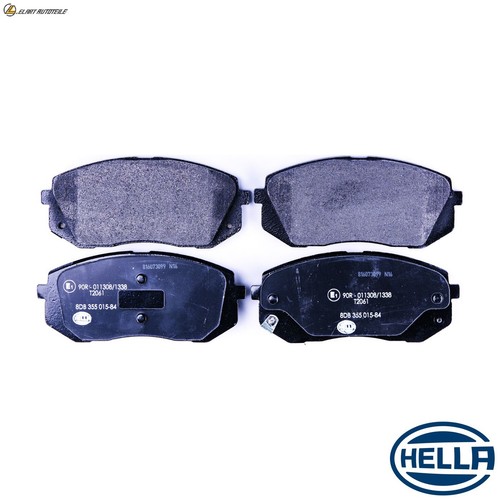 Brake pad set disc - , 8db