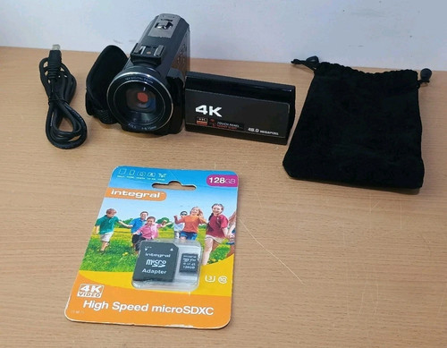 Camcorder 48mp video camera - 48mp,