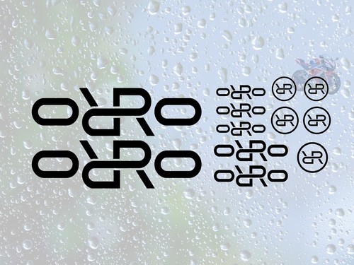 12pc orro mtb bike decals - 12pc,