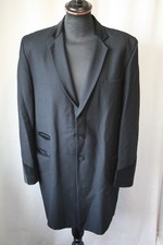Vtg black drape frock coat