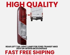 REAR LEFT TAIL LIGHT LAMP FOR FORD TRANSIT MK8 2014 ON 1815610 BK3113405AG