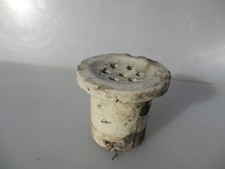 Victorian French Ceramic Sink Hole Drain Basin Waste Antique Vintage Shower Tub