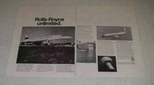1968 Rolls-Royce Ad - Olympus 593 Engine in Concorde