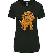 Hungarian Magyar Magyar Vizsla Puppy Dog Womens Wider Cut T-Shirt