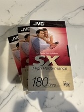 VHS JVC Blank Video Tapes (