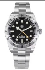 SAN MARTIN BlackDial GMT