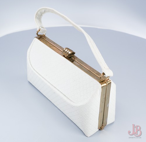 Vintage 1950 textured white - textured,