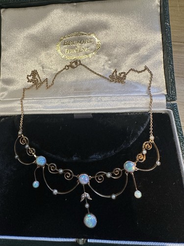 Stunning rose gold opal - opal, and