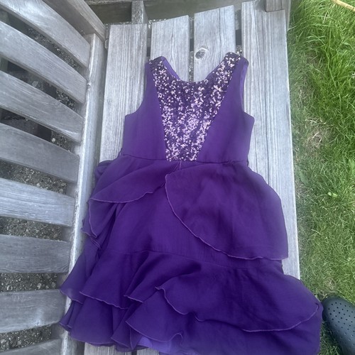 Monsoon purple sequins girls - purple,