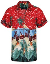 LOUD MENS ALOHA HAWAIIAN SHIRT