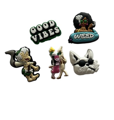 Weed good vibes crocs - weed,