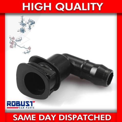 Headlight washer jet elbow - washer,