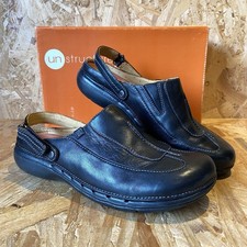 Clarks Un Misty Black Leather