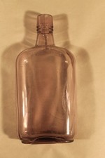 Vintage Purple Glass Whiskey
