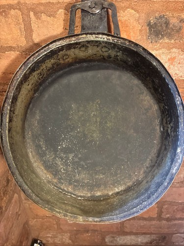 Antique copper pan - copper, pan.