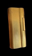 vintage Dunhill A/D 20 Microns Gold-Plated Lighter Made in England Serial A54515