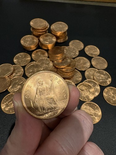 1kg one pennies copper - 95%,