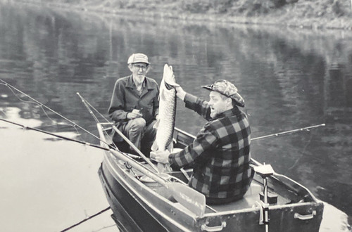 1970s man posing with caught - 1970s,